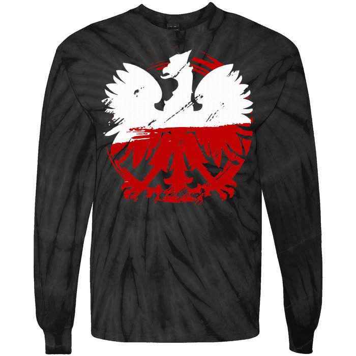 Poland Gift For Polish Poland Polska Krakoau Tie-Dye Long Sleeve Shirt