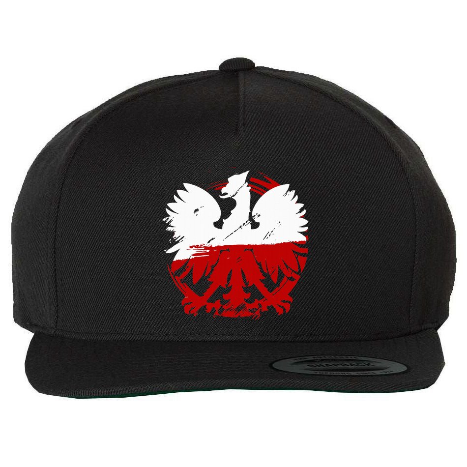 Poland Gift For Polish Poland Polska Krakoau Wool Snapback Cap