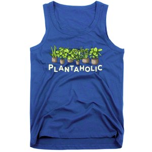 Plantaholic Gift Funny Plants Lover / Gardening Gardener Joke Gift Tank Top