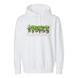 Plantaholic Gift Funny Plants Lover / Gardening Gardener Joke Gift Garment-Dyed Fleece Hoodie