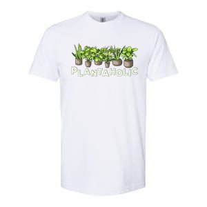 Plantaholic Gift Funny Plants Lover / Gardening Gardener Joke Gift Softstyle CVC T-Shirt