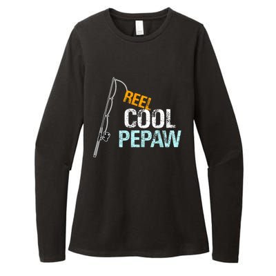 Pepaw Gift From Granddaughter Grandson Reel Cool Pepaw Womens CVC Long Sleeve Shirt