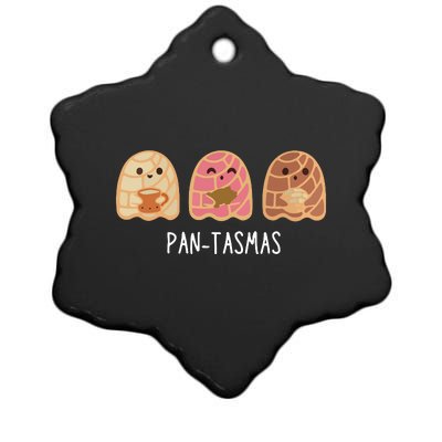 Pantasmas Ghost Funny Spooky Conchas Mexican Ghost Ceramic Star Ornament