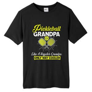 Pickleball Grandpa Funny Player Pickle Ball Tall Fusion ChromaSoft Performance T-Shirt