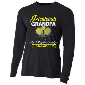 Pickleball Grandpa Funny Player Pickle Ball Cooling Performance Long Sleeve Crew