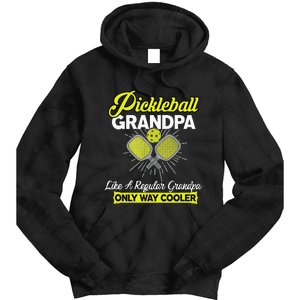 Pickleball Grandpa Funny Player Pickle Ball Tie Dye Hoodie