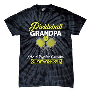 Pickleball Grandpa Funny Player Pickle Ball Tie-Dye T-Shirt