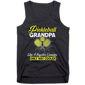 Pickleball Grandpa Funny Player Pickle Ball Tank Top