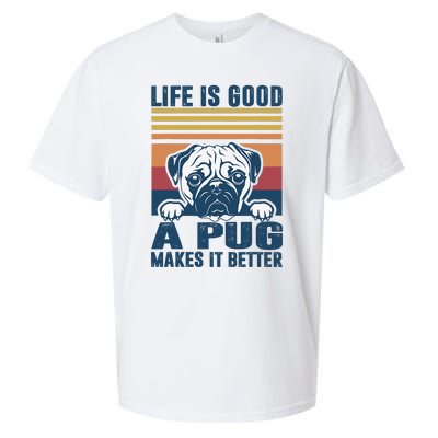 Pug Gifts For Pug Lovers Pug Mom Pug Dad Pug Dog Sueded Cloud Jersey T-Shirt