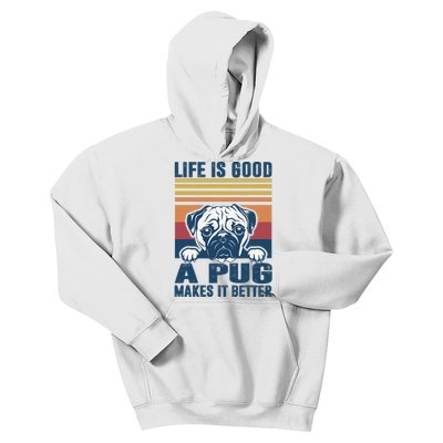 Pug Gifts For Pug Lovers Pug Mom Pug Dad Pug Dog Kids Hoodie