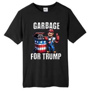 Proud Garbage For Trump Supporter Garbage Trump Supporter Tall Fusion ChromaSoft Performance T-Shirt