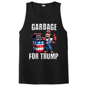 Proud Garbage For Trump Supporter Garbage Trump Supporter PosiCharge Competitor Tank