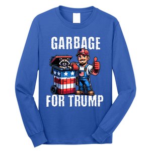 Proud Garbage For Trump Supporter Garbage Trump Supporter Long Sleeve Shirt