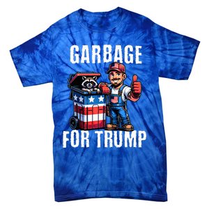 Proud Garbage For Trump Supporter Garbage Trump Supporter Tie-Dye T-Shirt