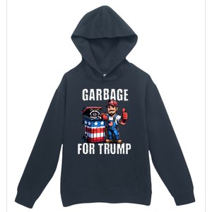 Proud Garbage For Trump Supporter Garbage Trump Supporter Urban Pullover Hoodie