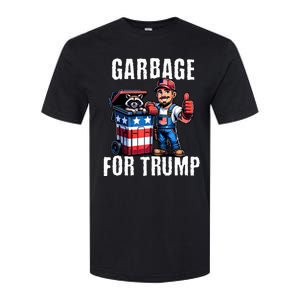 Proud Garbage For Trump Supporter Garbage Trump Supporter Softstyle CVC T-Shirt