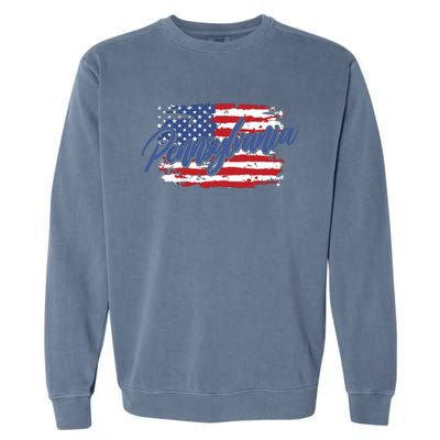 Pennsylvania Gift Funny Garment-Dyed Sweatshirt