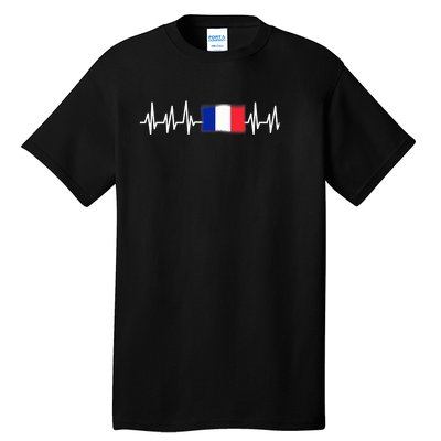 Paris Gifts France French Eiffel Tower Soccer Francois Tall T-Shirt