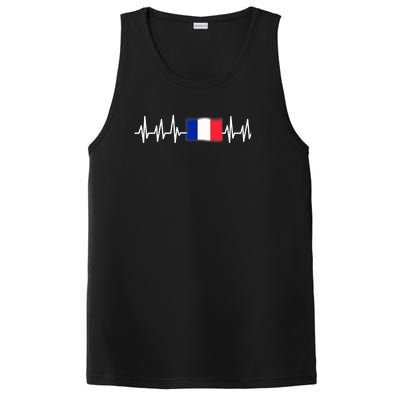 Paris Gifts France French Eiffel Tower Soccer Francois PosiCharge Competitor Tank