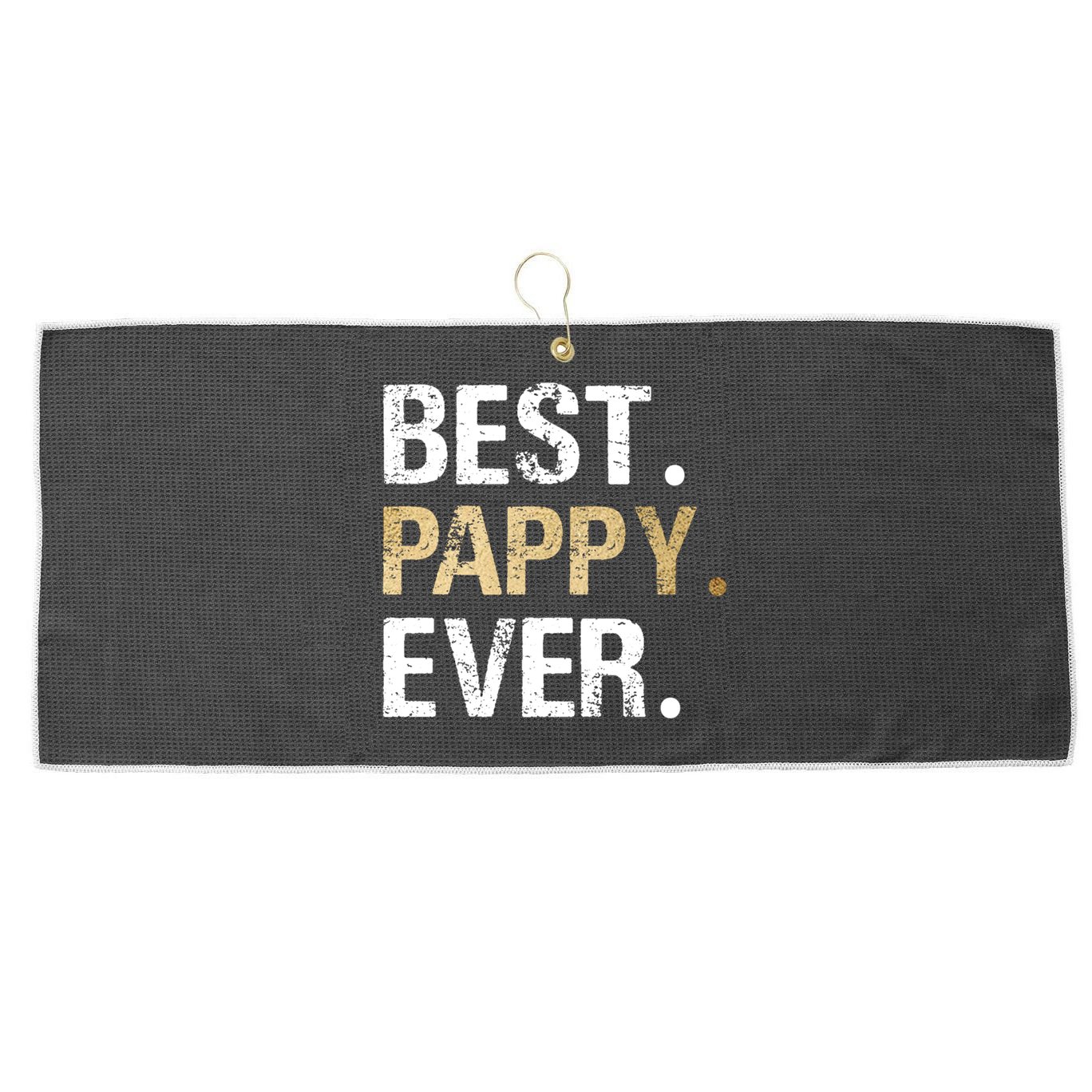 Pappy Gift From Granddaughter Grandson Best Pappy Ever Gift Large Microfiber Waffle Golf Towel