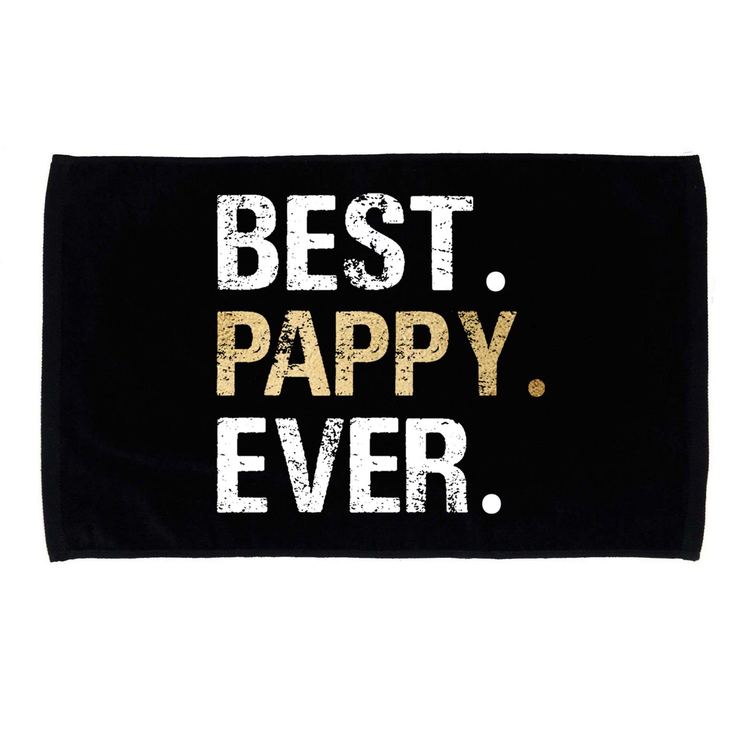 Pappy Gift From Granddaughter Grandson Best Pappy Ever Gift Microfiber Hand Towel