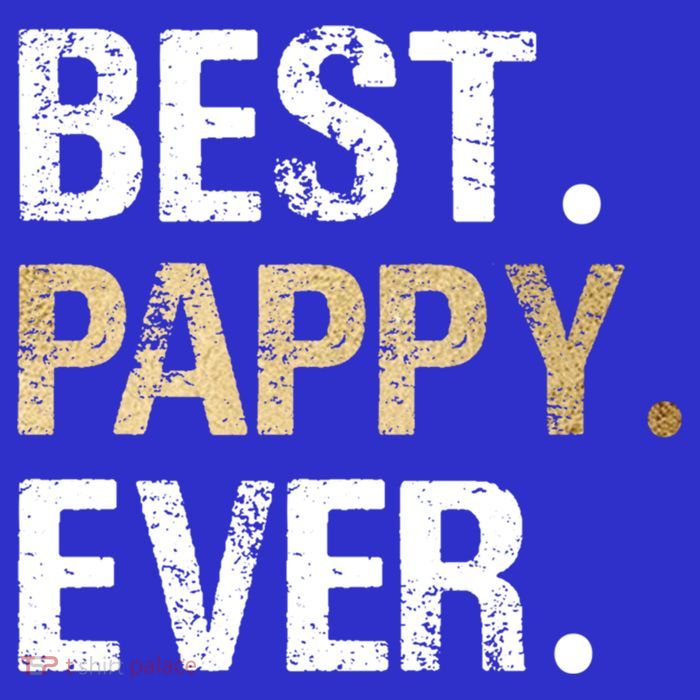 Pappy Gift From Granddaughter Grandson Best Pappy Ever Gift Premium T-Shirt
