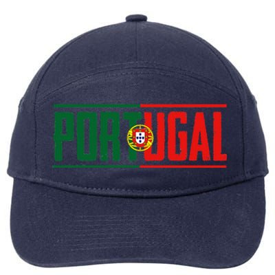 Portugal Gift For Any Portuguese 7-Panel Snapback Hat