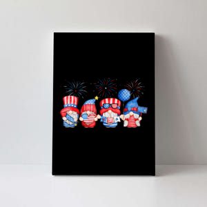 Patriotic Gnomes Fireworks USA Independence Day 4th Of July Canvas