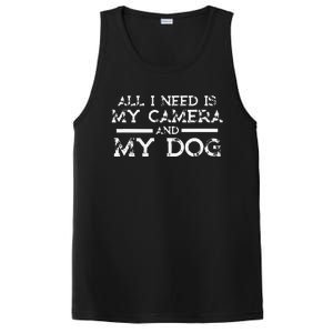 Photographer Gift Funny Photography Fan Camera And Dog PosiCharge Competitor Tank