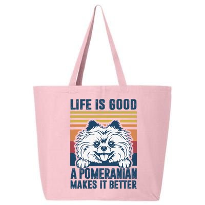 Pomeranian Gifts For Dog Mom Dog Dad Pomeranian 25L Jumbo Tote