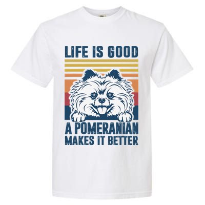 Pomeranian Gifts For Dog Mom Dog Dad Pomeranian Garment-Dyed Heavyweight T-Shirt