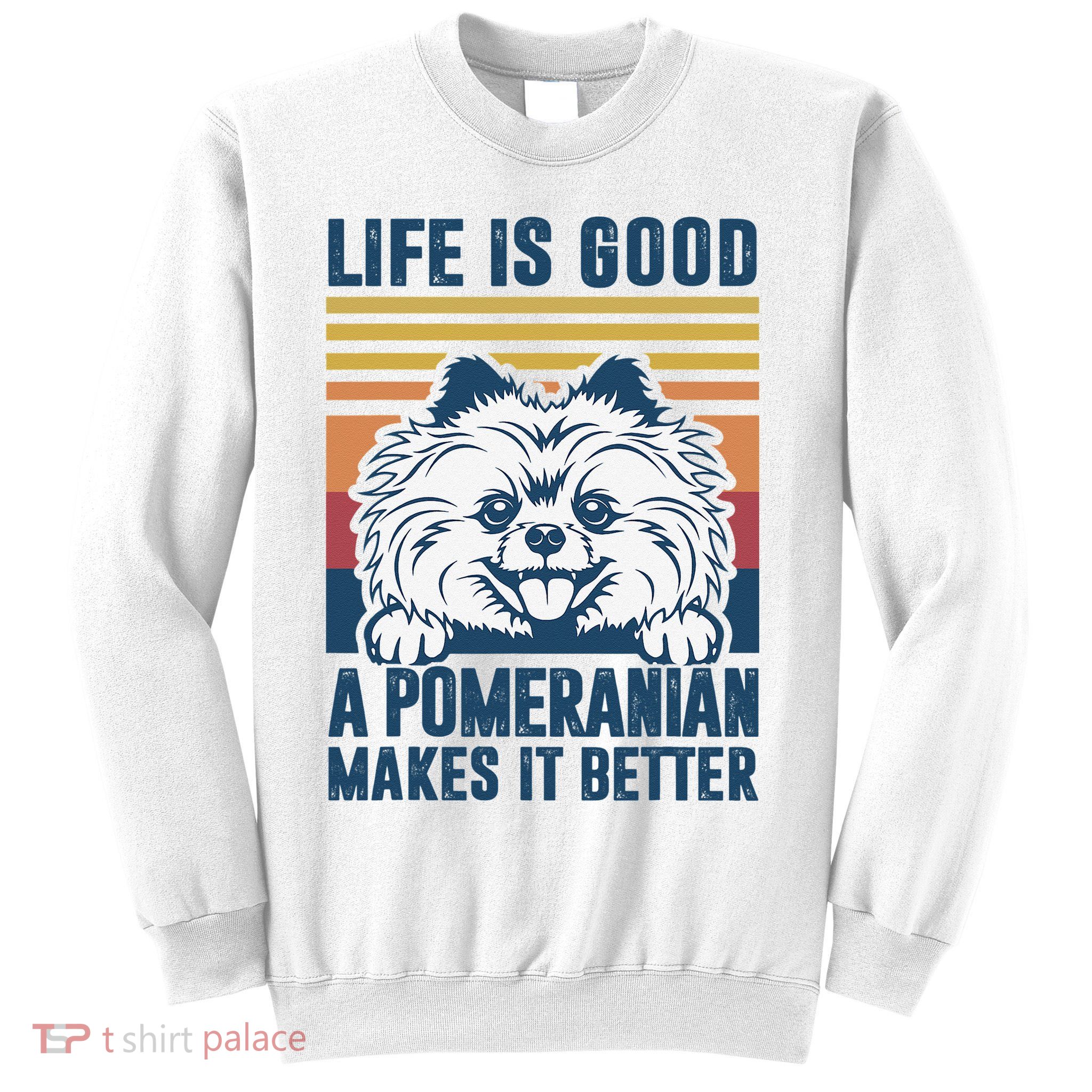 Pomeranian Gifts For Dog Mom Dog Dad Pomeranian Sweatshirt