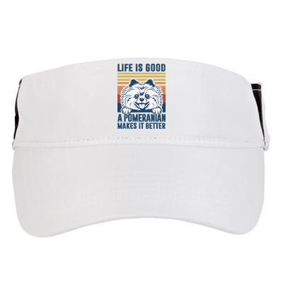 Pomeranian Gifts For Dog Mom Dog Dad Pomeranian Adult Drive Performance Visor