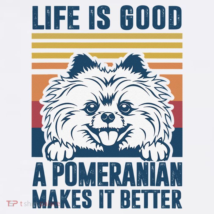 Pomeranian Gifts For Dog Mom Dog Dad Pomeranian Flatbill Hat