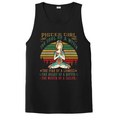 Pisces Girl For Yoga Black Women Birthday Gifts PosiCharge Competitor Tank