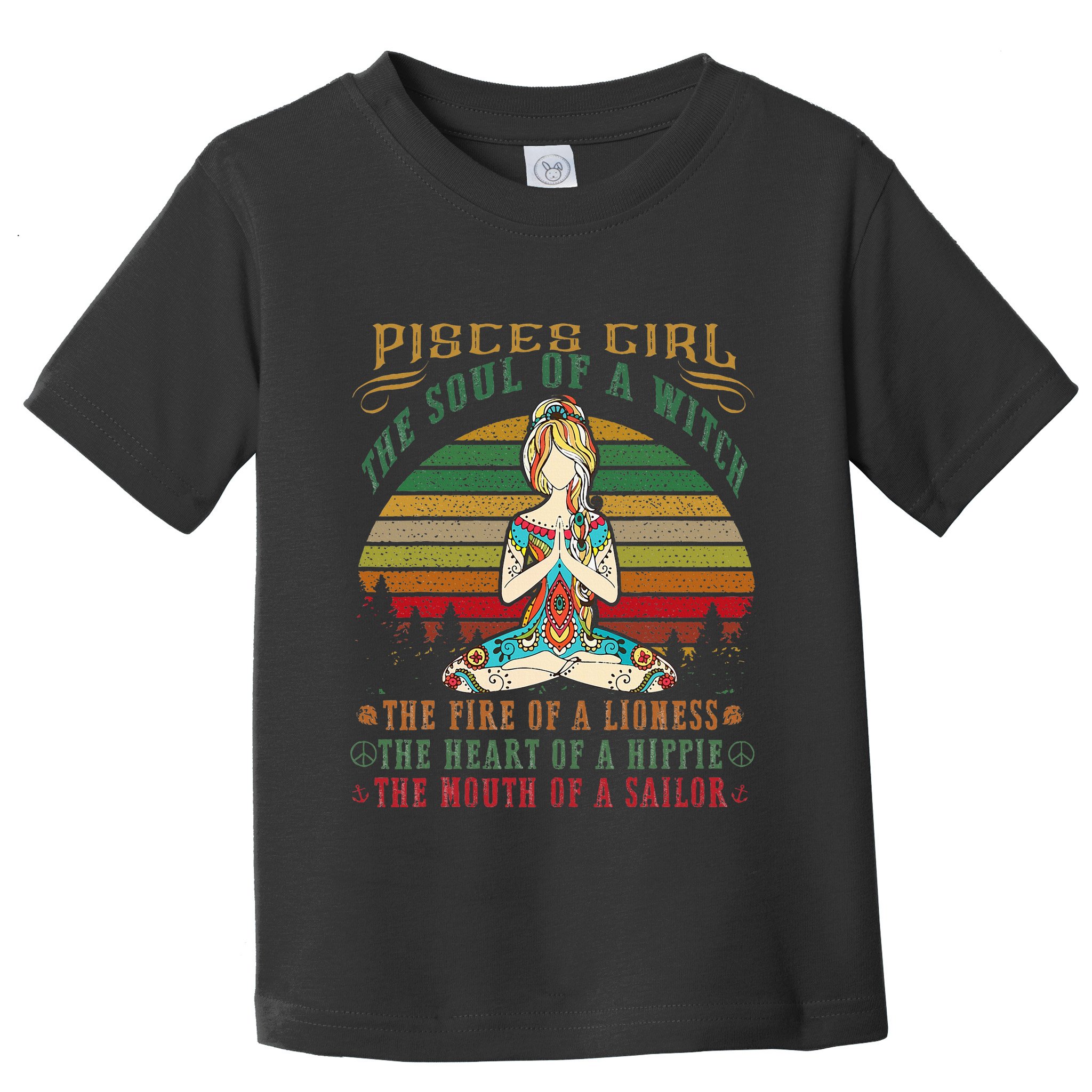 Pisces Girl For Yoga Black Women Birthday Gifts Toddler T-Shirt