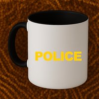 Police Gift Front And Back Print Police Law Enforcet Mug