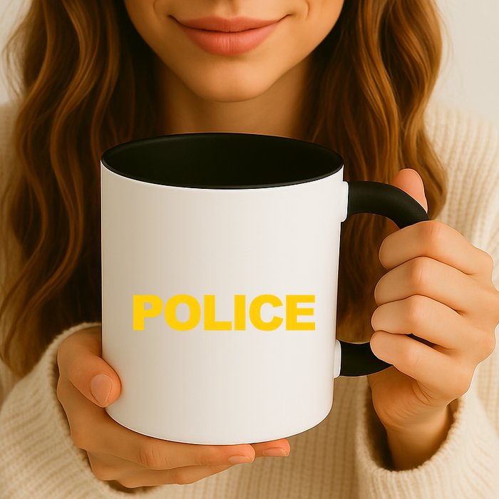 Police Gift Front And Back Print Police Law Enforcet Mug