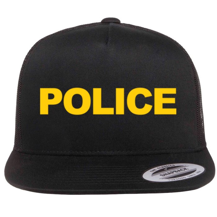 Police Gift Front And Back Print Police Law Enforcet Flatbill Hat