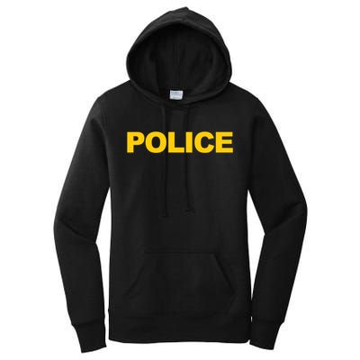 Police Gift Front And Back Print Police Law Enforcet Women's Pullover Hoodie