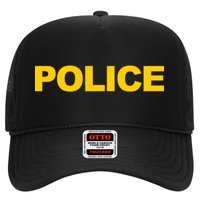 Police Gift Front And Back Print Police Law Enforcet Trucker Hat