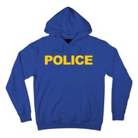 Police Gift Front And Back Print Police Law Enforcet Hoodie