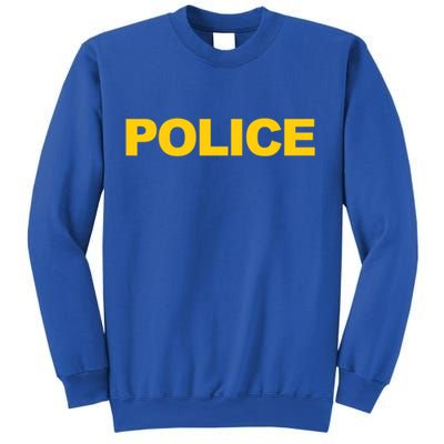Police Gift Front And Back Print Police Law Enforcet Sweatshirt