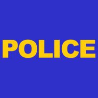 Police Gift Front And Back Print Police Law Enforcet Zip Tote Bag