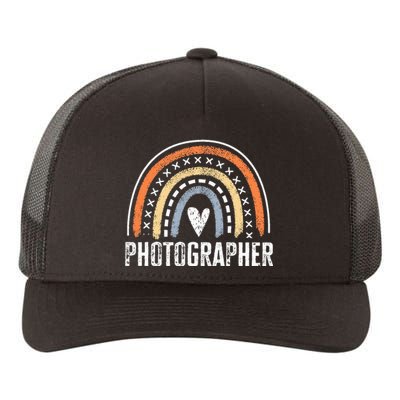 Photographer Gifts For Women Funny Rainbow Photography Yupoong Adult 5-Panel Trucker Hat