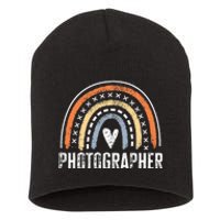 Photographer Gifts For Women Funny Rainbow Photography Short Acrylic Beanie