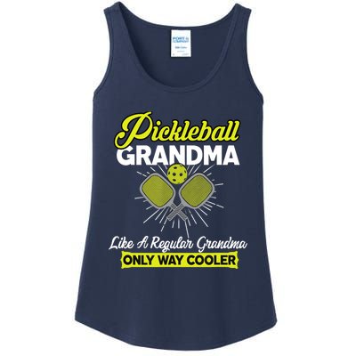 Pickleball Grandma Funny Wo Player Pickle Ball Ladies Essential Tank