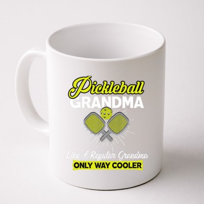 Pickleball Grandma Funny Wo Player Pickle Ball Coffee Mug