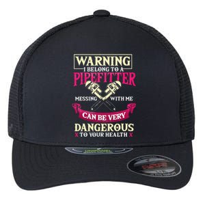 Pipefitter Gifts Funny Plumber Plumbing Pipefitter Wife Flexfit Unipanel Trucker Cap