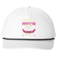 Pipefitter Gifts Funny Plumber Plumbing Pipefitter Wife Snapback Five-Panel Rope Hat